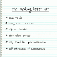list